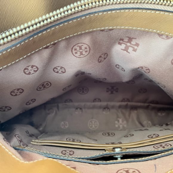 Tory Burch Tan Leather Shoulder Purse - Picture 2 of 3